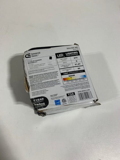 Ultra Slim Integrated LED 3 in Round Adj Color Temp Canless Recessed Light for Kitchen Bath Living rooms, White