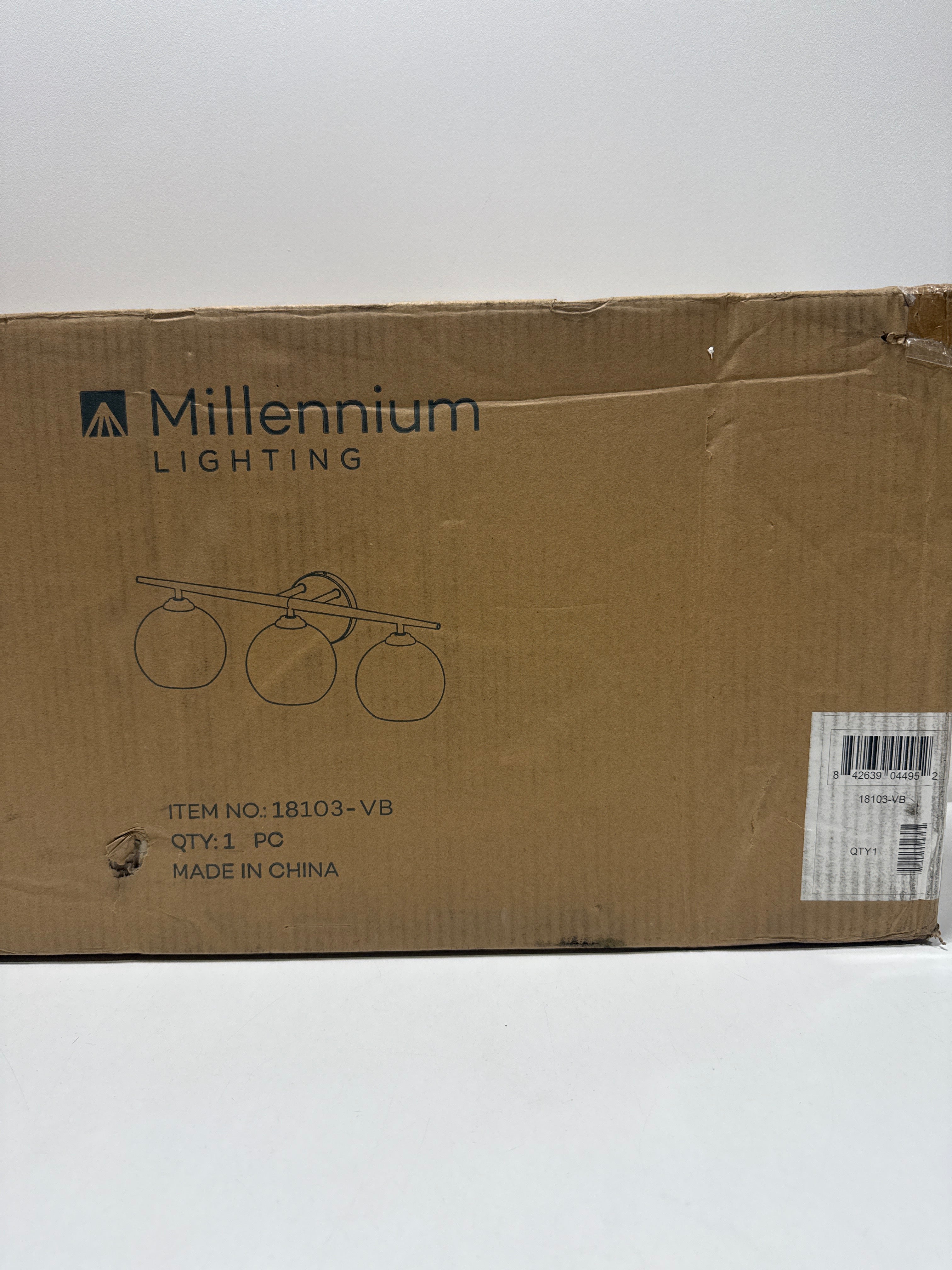 Millennium Lighting 18103 Kimorra 3 Light 24" Wide Vanity Light Vintage Brass