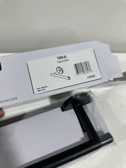 Delta 75950 Trinsic Single Bar Tissue Holder Matte Black