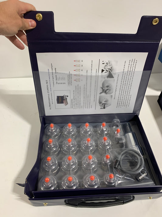 Professional Cupping Set *Made in Korea* (17 Cups) with Extension Tube