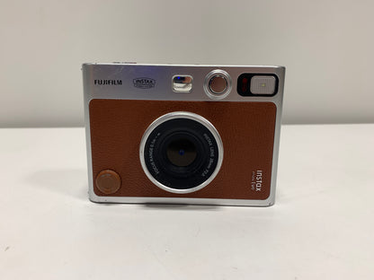 Used Defect Fujifilm Instax Mini Evo Instant Film Camera - Brown