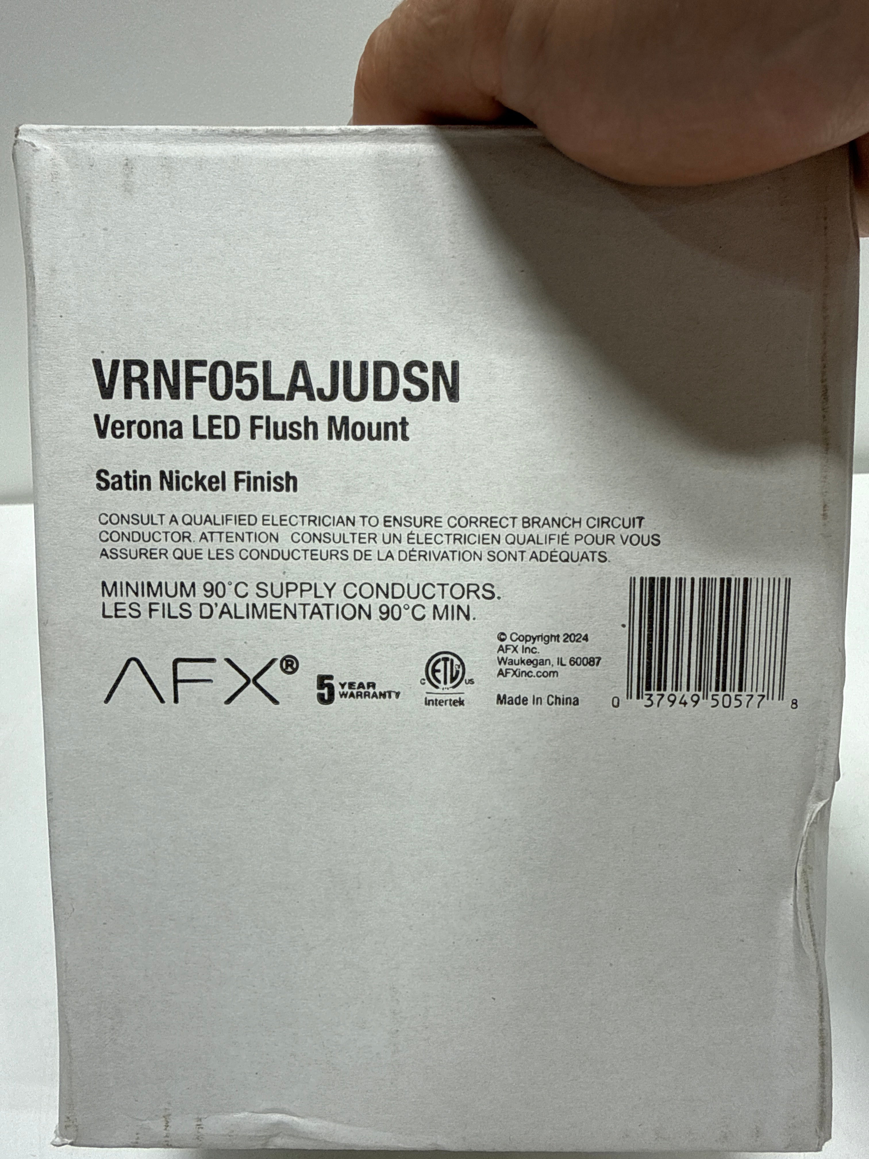 AFX Lighting Verona 5 Inch Flush Mount Verona - VRNF05LAJUDSN - Mid-Century Modern