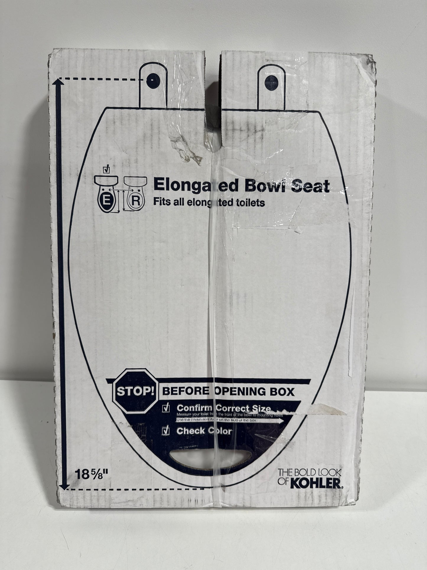 KOHLER K-7671 Cachet Quiet-Close Elongated Toilet Seat