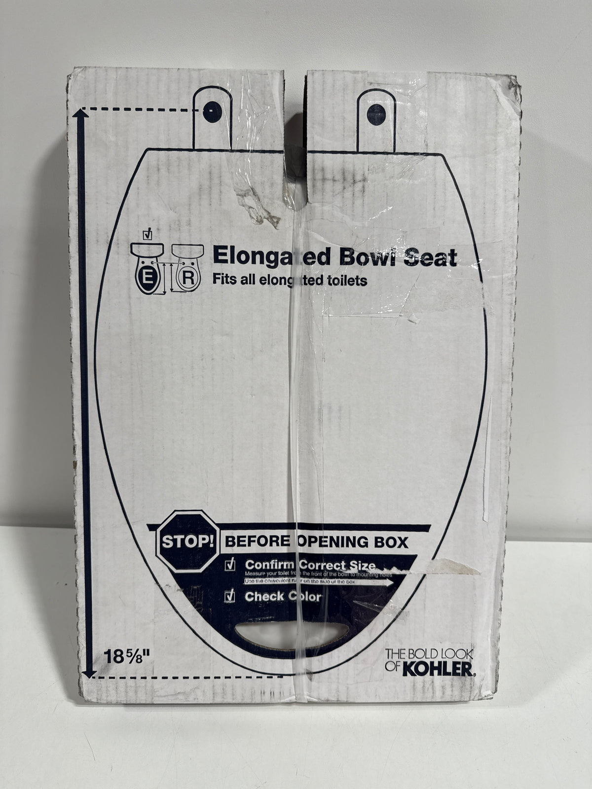 KOHLER K-7671 Cachet Quiet-Close Elongated Toilet Seat - *Plumbing