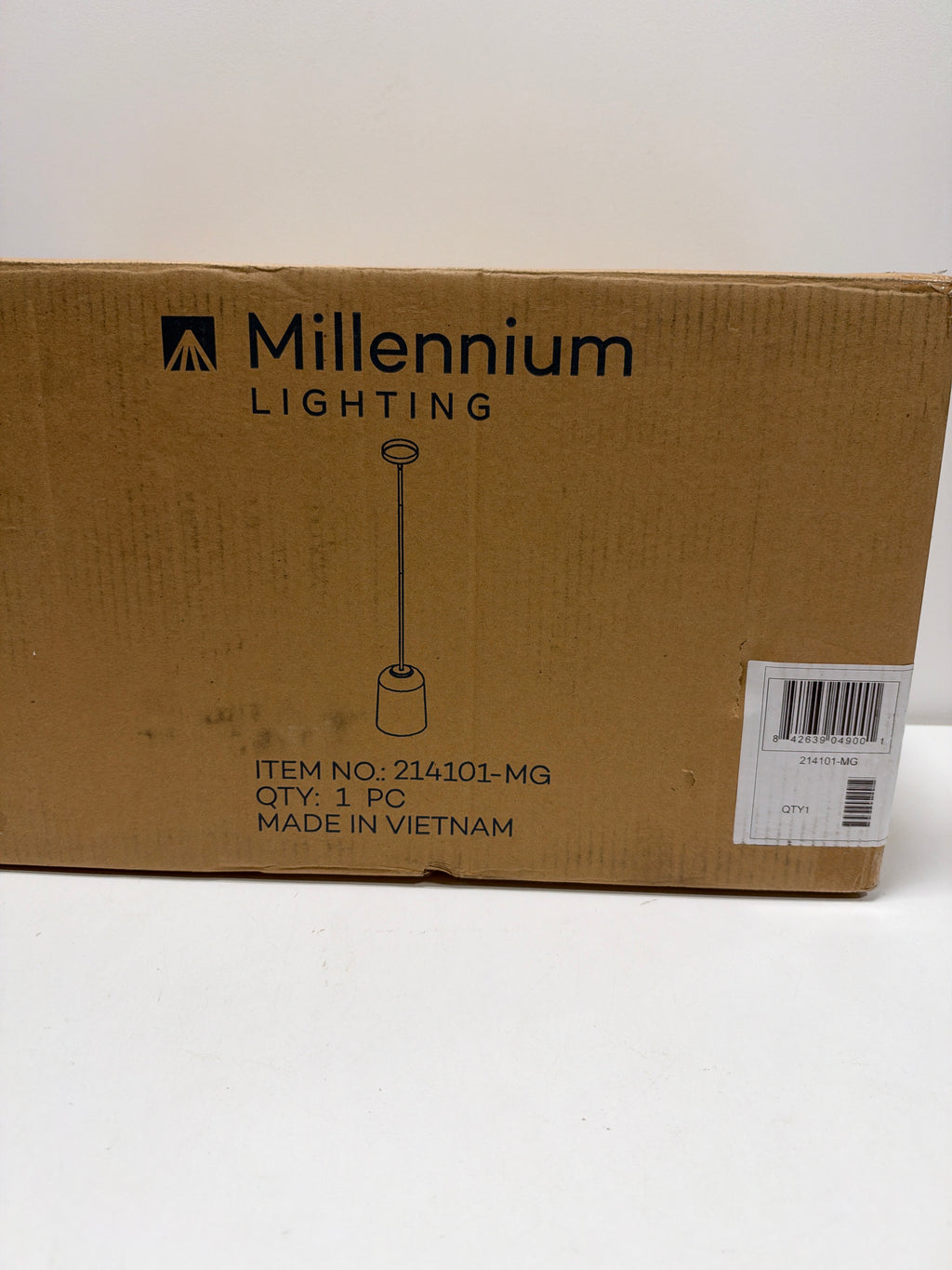 Millennium Lighting 214101 Laphia 8" Wide Mini Pendant Modern Gold Indoor Lighting Pendants