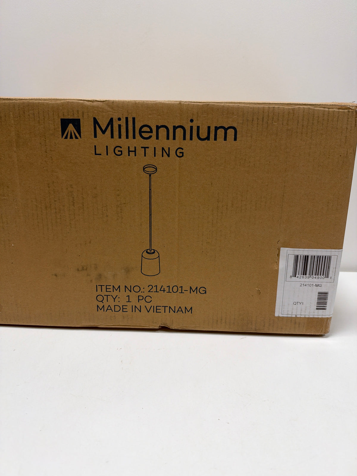 Millennium Lighting 214101 Laphia 8" Wide Mini Pendant Modern Gold Indoor Lighting Pendants