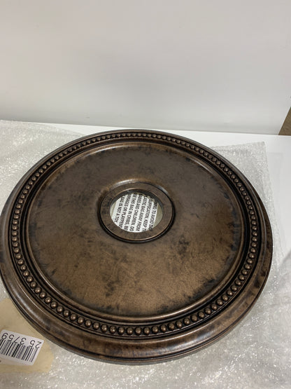 Ekena Millwork CM18DIRZS Diane Ceiling Medallion, 18"OD x 3 5/8"ID x 1 1/8"P, Hand-Painted Rubbed Bronze