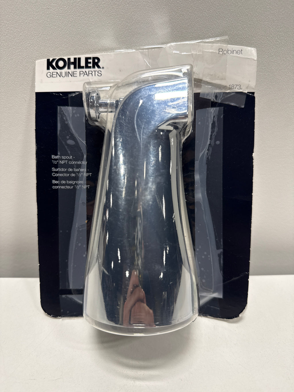 KOHLER GENUINE PART GP85555-CP DIVERTER BATH SPOUT - 1/2" NPT CONNECTION
