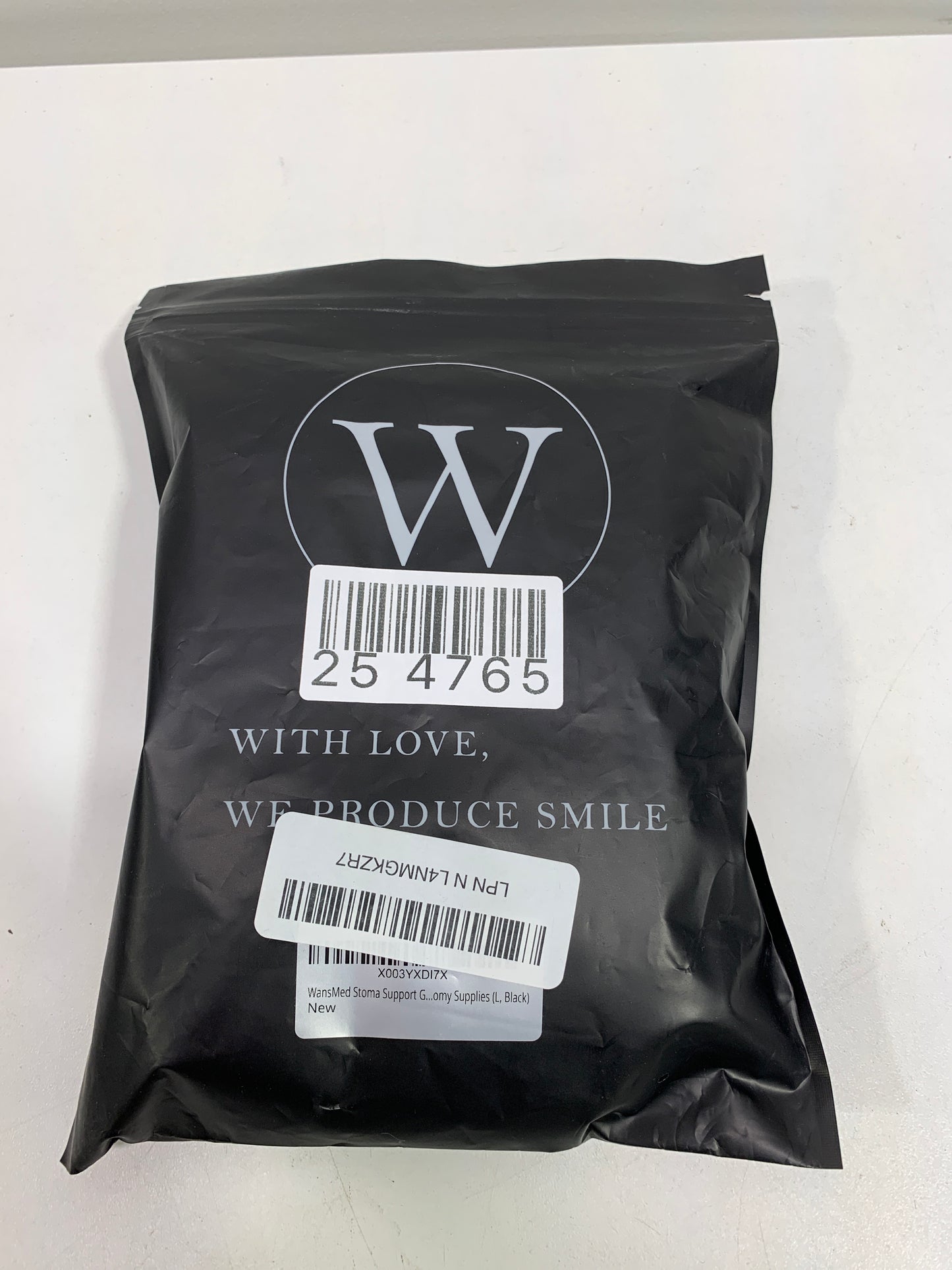 Ostomy Support Garment to Secure Colostomy Bags, Ostomy Supplies Black Size L