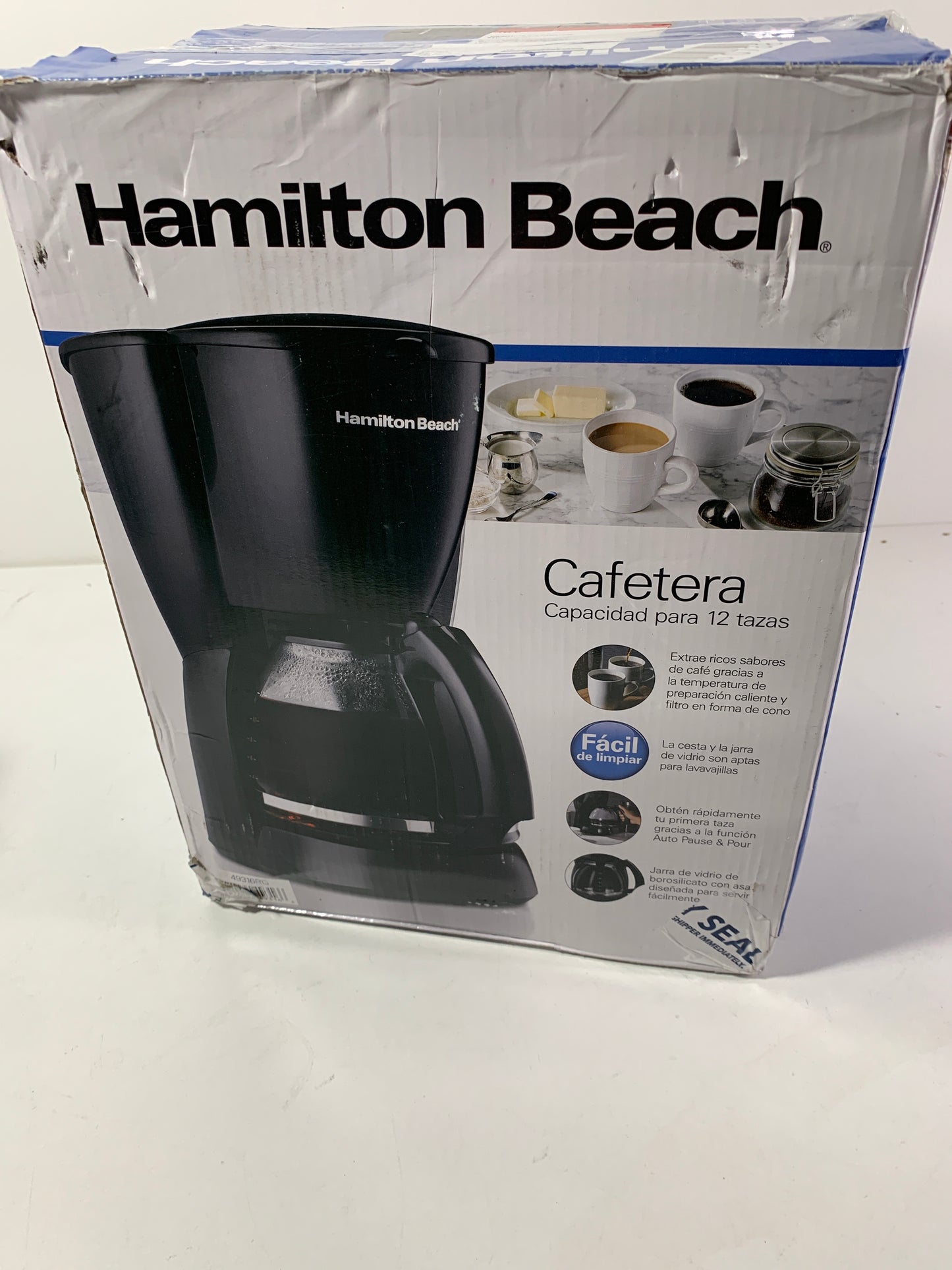 Hamilton Beach 12 Cup Switch Coffee Maker - Black