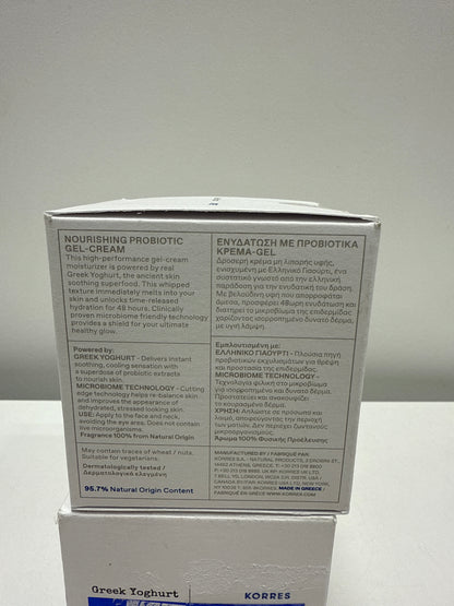 Korres Greek Yoghurt Nourishing Probiotic Gel-Cream 1.35 Fl. 2 Pack