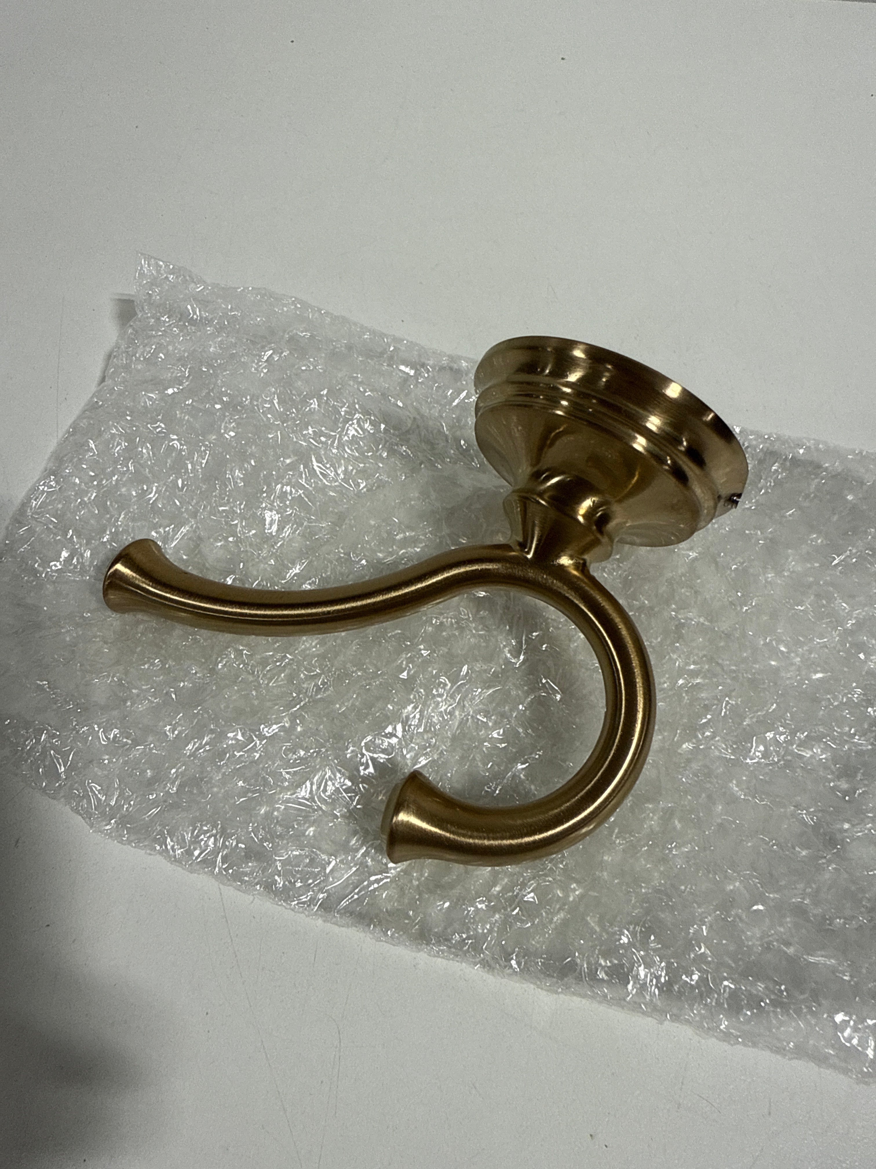 Delta 79735 Cassidy Double Robe Hook Champagne Bronze - *Tools Hardware & Misc