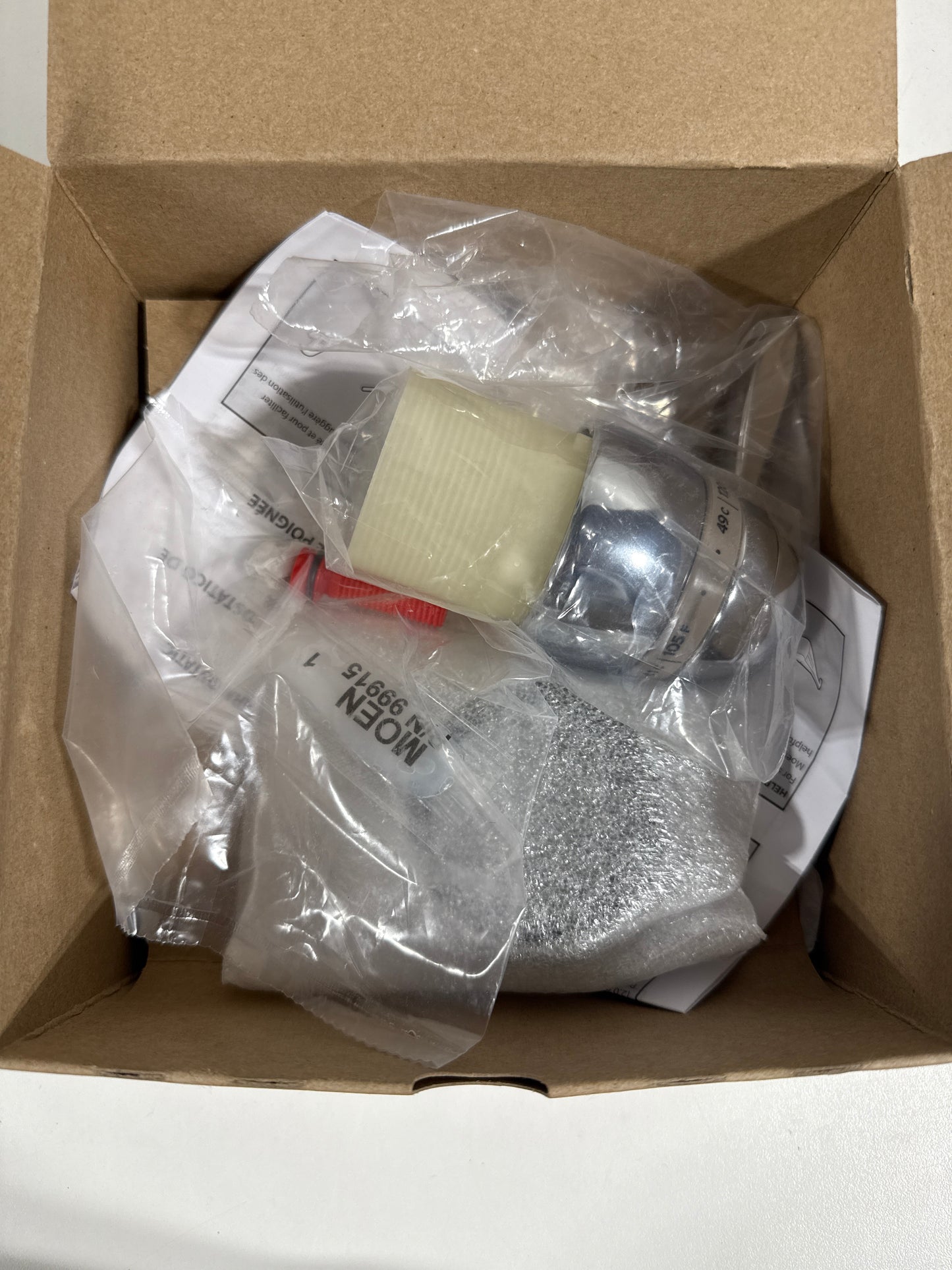 Moen T4691 Voss Single Function Thermostatic Valve Trim Only - Less Rough in Chrome