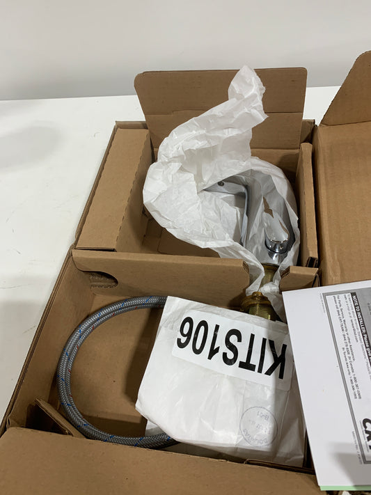 NextGen Selectronic Battery Powered Single Hole Touchless Bathroom Faucet with Above Deck Mixing 0.5 GPM in Chrome