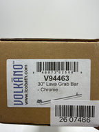ICO Bath V9446 Lava 30" Grab Bar Chrome Bathroom Hardware