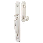 Emtek Link Emtek Sgl Cyl, Wilmington Tub Ent, Old Town Clear Knob, US15A