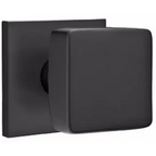 Emtek Square Knob with Square Rosette 5050SQUUS19