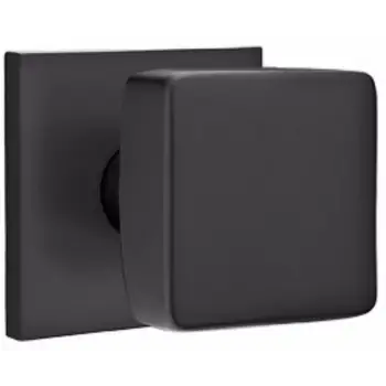 Emtek Square Knob with Square Rosette 5050SQUUS19