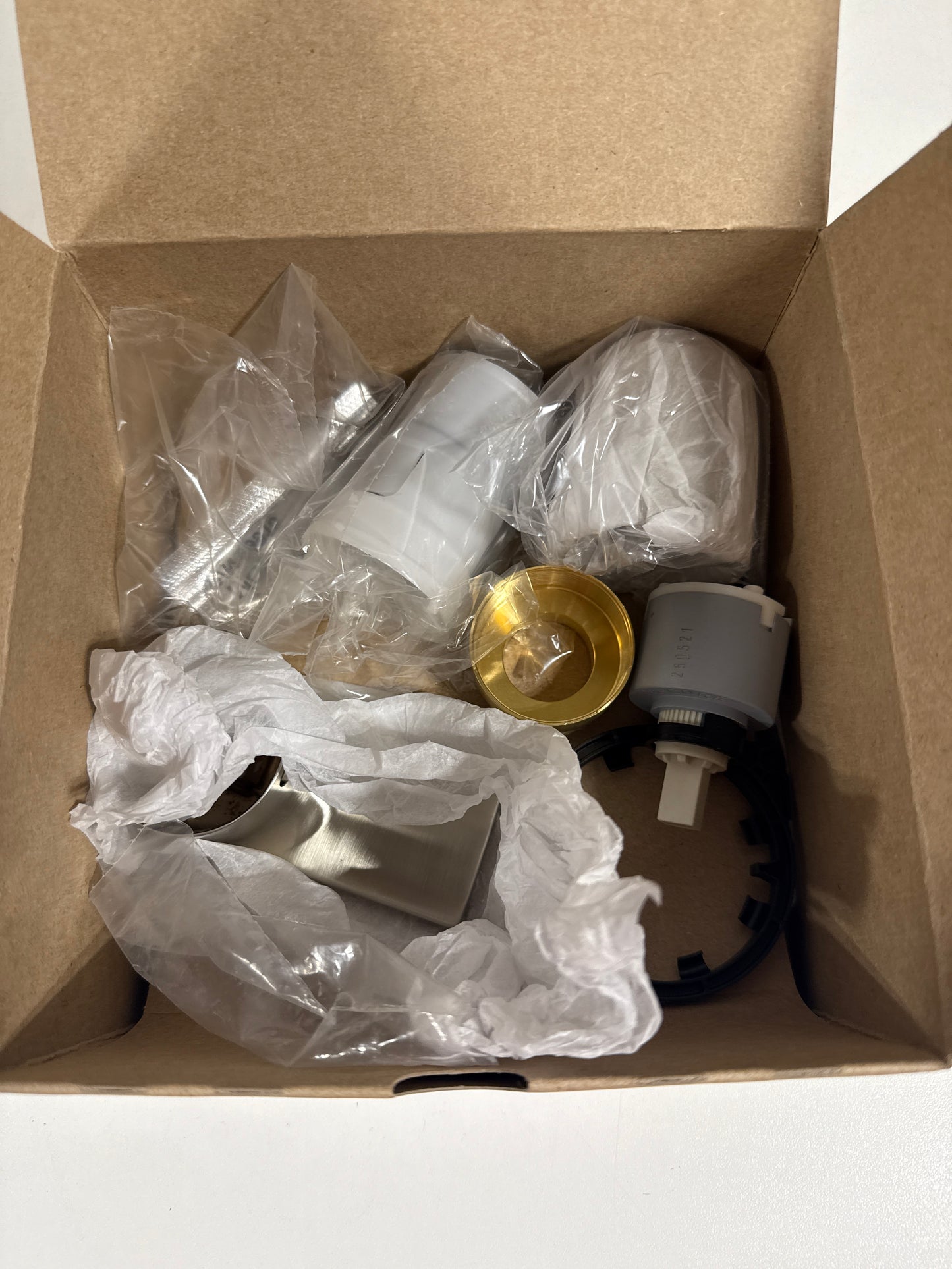 Moen UT2471 Genta LX Pressure Balanced Valve Trim Only with Single Lever Handle - Less Rough in Brushed Nickel