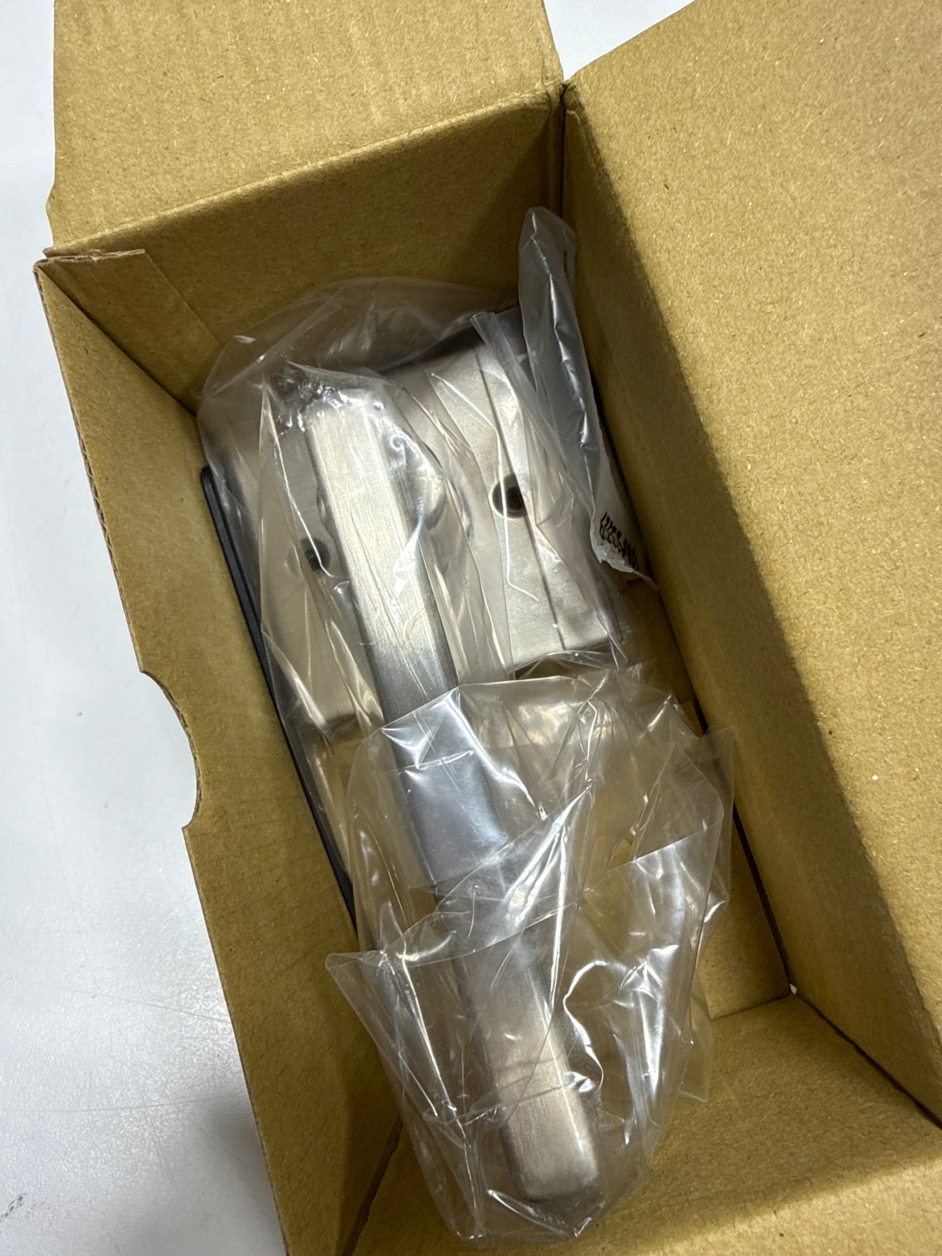Kwikset Halifax Square Dummy Lever Doorknob Satin Nickel - Single Dummy Lever