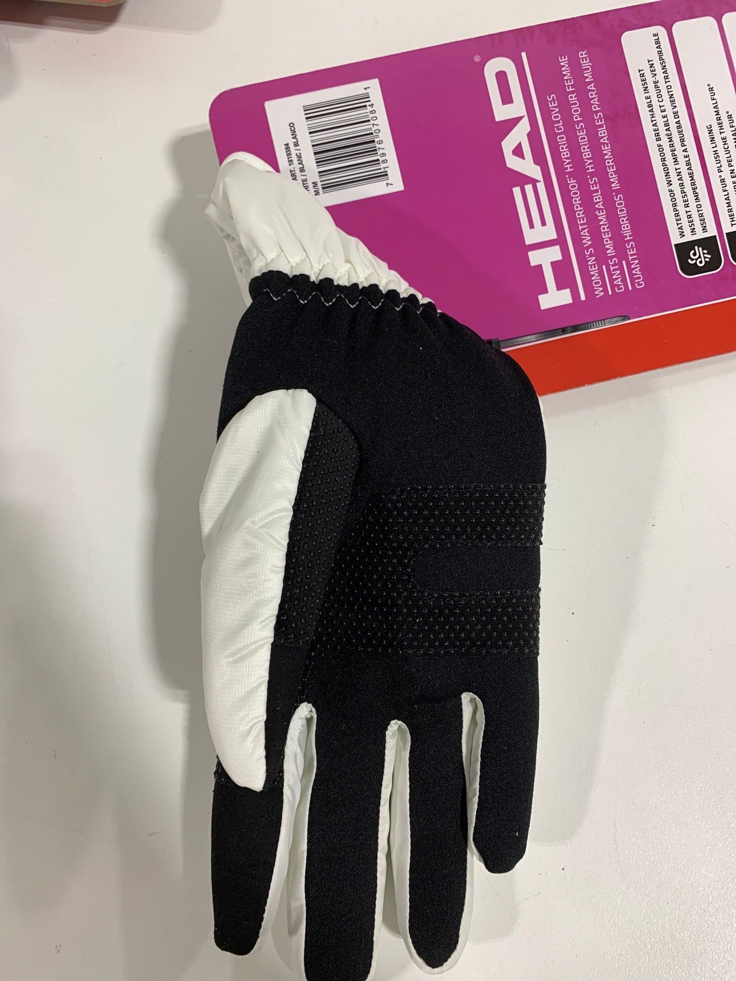 Head Womens Waterproof Hybrid Gloves White