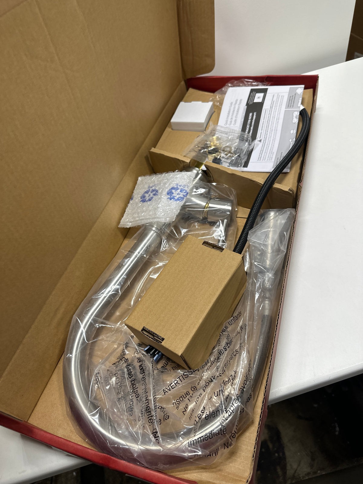 Pfister G529-PF2 Pfirst Series 1.8 GPM Single Hole Pull Down Kitchen Faucet Stainless Steel Faucet Kitchen Single Handle