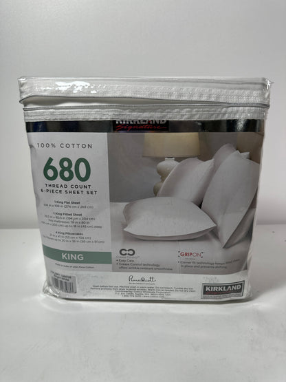 Kirkland Signature 680 Thread Count Sheet Set King