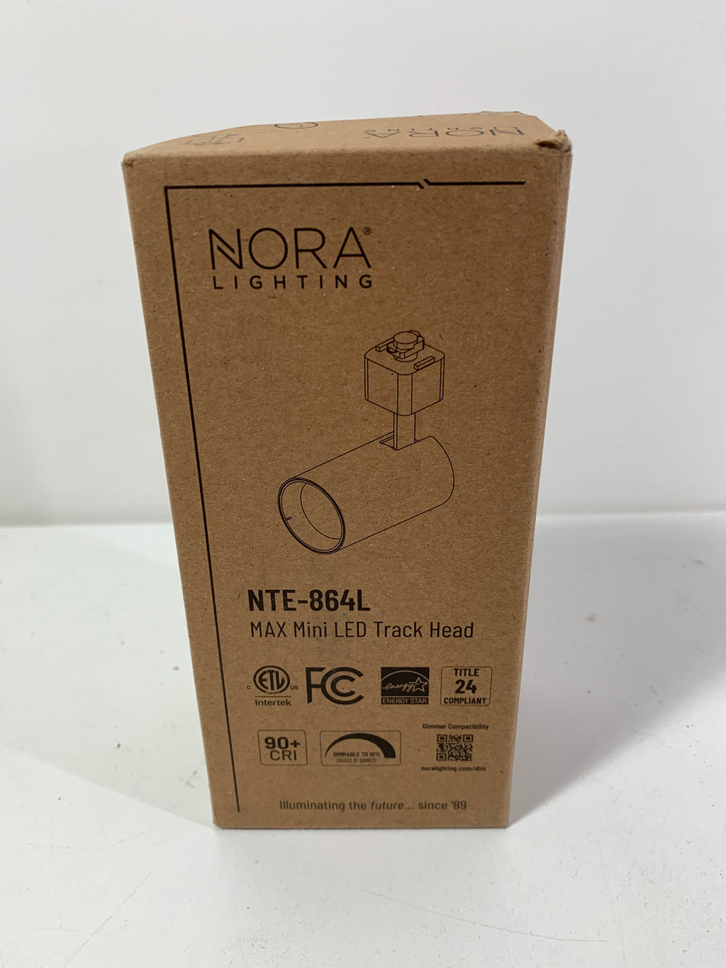 Nora MAX Mini Black LED 2700K Narrow Flood Optic Track Head - *Lighting & Electrical