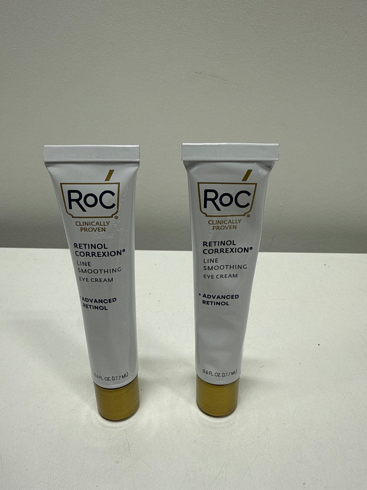 RoC Line Smoothing Eye Cream 0.6 Fluid Ounce (Pack of 2)