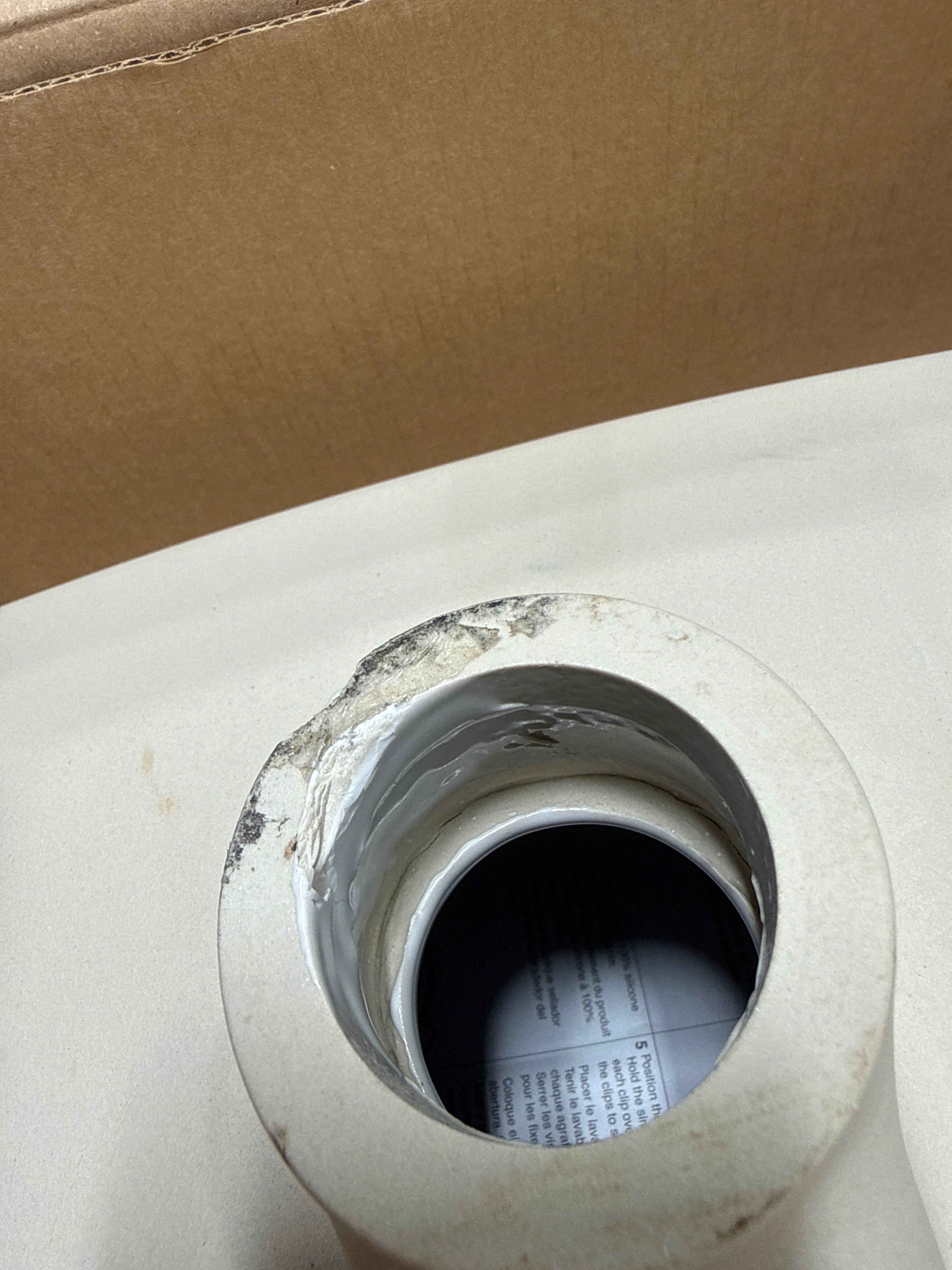 Defect KOHLER K-2355 Archer 20" Rectangular Undermount Bathroom Sink