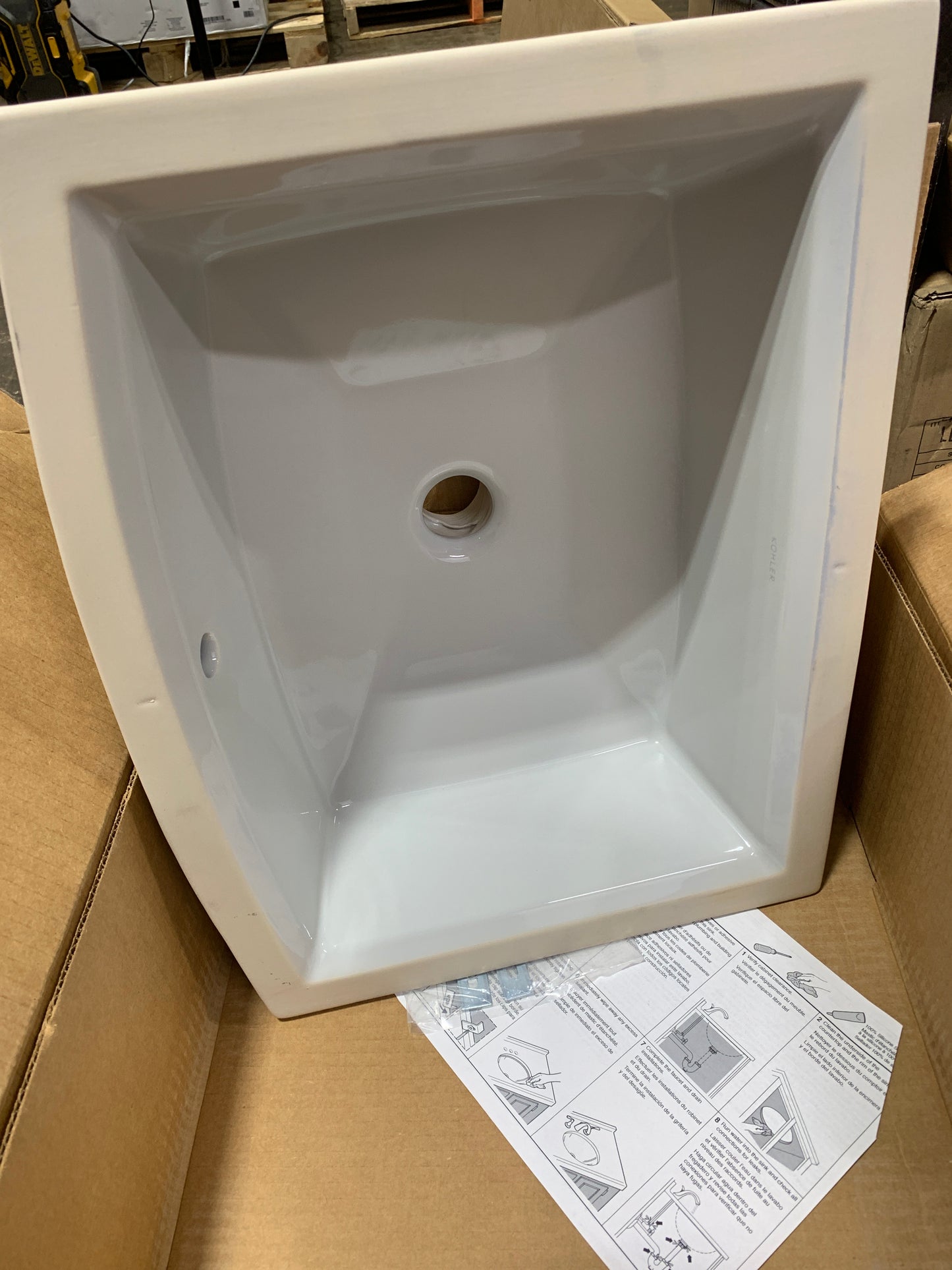 KOHLER K-2355 Archer 20" Rectangular Undermount Bathroom Sink