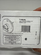 Delta T14062 Lineax Monitor 14 Series Single Function Pressure Balanced Trim Only - Less Rough-in Valve Matte Black