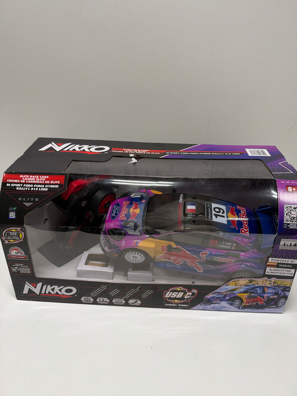 Nikko Toys 1:14th Elite Red Bull Race Remote Control Car (8+ Years)