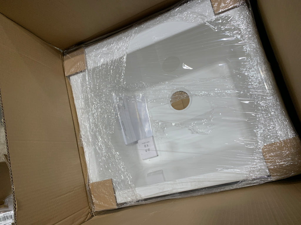 Signature Hardware 449309 Medford 25’’ Drop in or Undermount Single Basin Acrylic Laundry Sink - *Plumbing