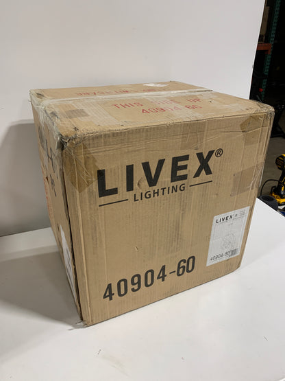 Livex Aria 3 Light 15" Pendant - White