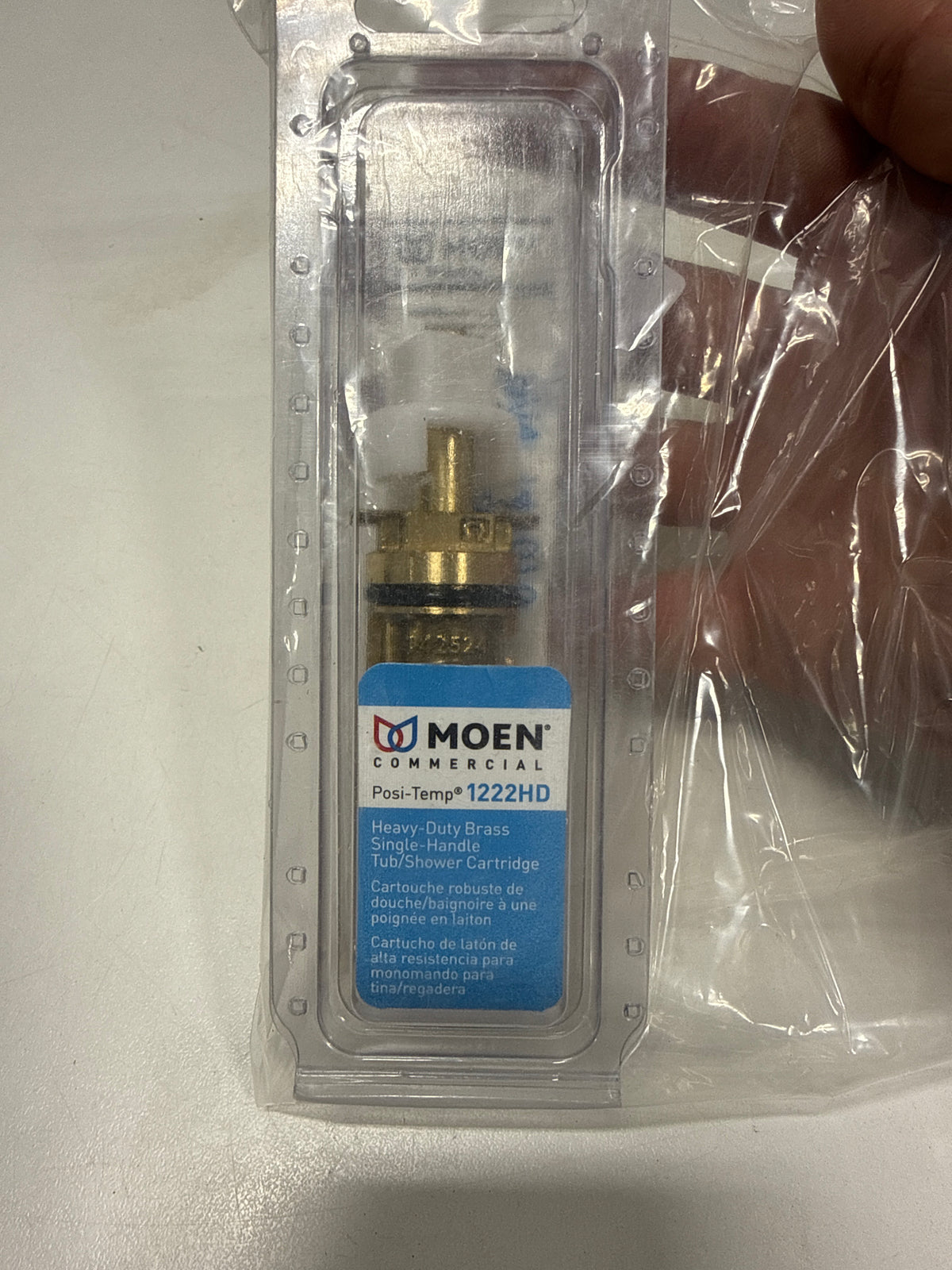 Moen 1222HD Heavy Duty Brass Shell Cartridge for Posi-Temp Valves from the M-DURA Collection Valves