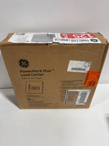 GE - PowerMark Plus 125 Amp 8-Space 16-Circuit Indoor Main Lug Circuit Breaker Panel GE - PowerMark Plus 125 Amp 8-Space 16-Circuit Indoor Main Lug Circuit Breaker Panel