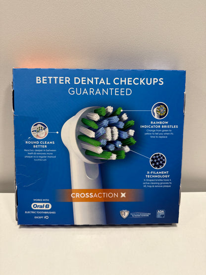 10 x Oral-B Cross Action Replacement Electric Toothbrush Heads