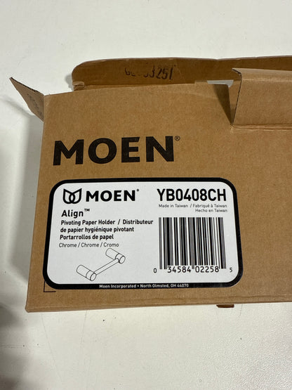 Moen YB0408 Brushed Gold Pivoting Paper Holder Chrom