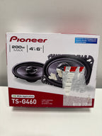 Pioneer TS-G460 G-Series 4" x 6" 2-Way Car Speakers with IMPP Composite Cones (Pair) - Dark Gray