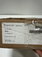 Newport Brass 202 Tub and Shower 12" Wall Mounted Shower Arm Satin Bronze (PVD)