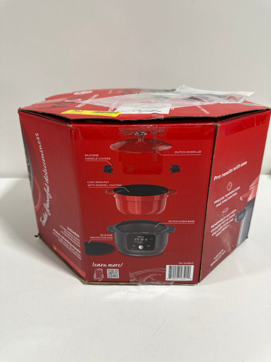 Instant Cast Iron Dutch Oven 6 Qt Red