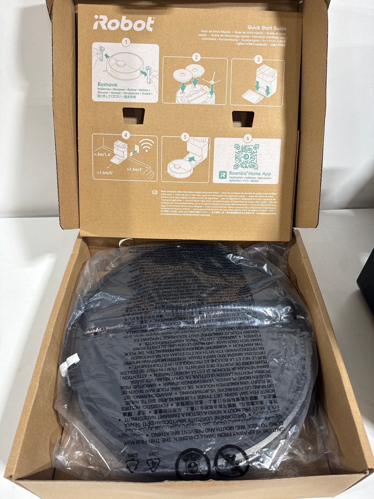 Used IRobot - Roomba 505 Combo Vacuum & Mop + AutoWash Dock