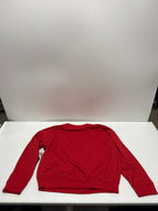 NFL Kansas City Chiefs Women's Long Sleeve Crew Neck Fleece - L