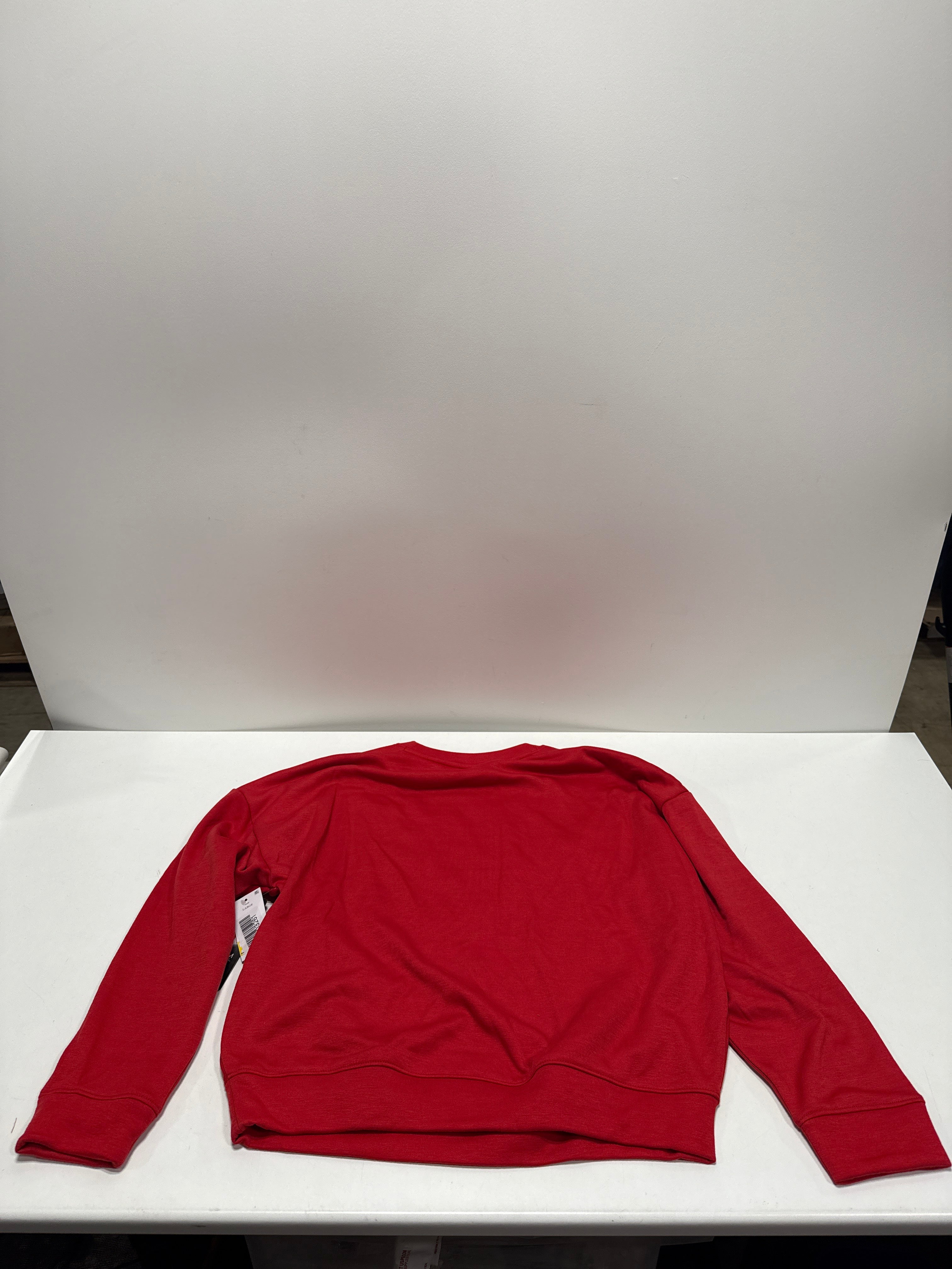 NFL Kansas City Chiefs Women's Long Sleeve Crew Neck Fleece - L