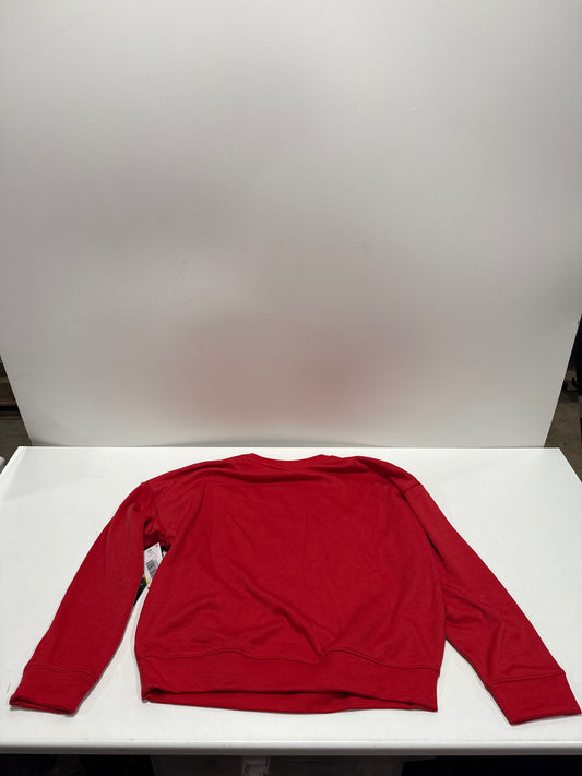 NFL Kansas City Chiefs Women's Long Sleeve Crew Neck Fleece - L