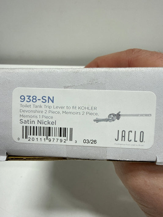 Jaclo 938-SN Tank Lever Kohler Dev & Mem, Satin Nickel