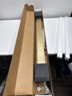 Kohler K-80647 2-1/2" X 36" Linear Drain Grate with Tile-in Panel Vibrant Brushed Moderne Brass