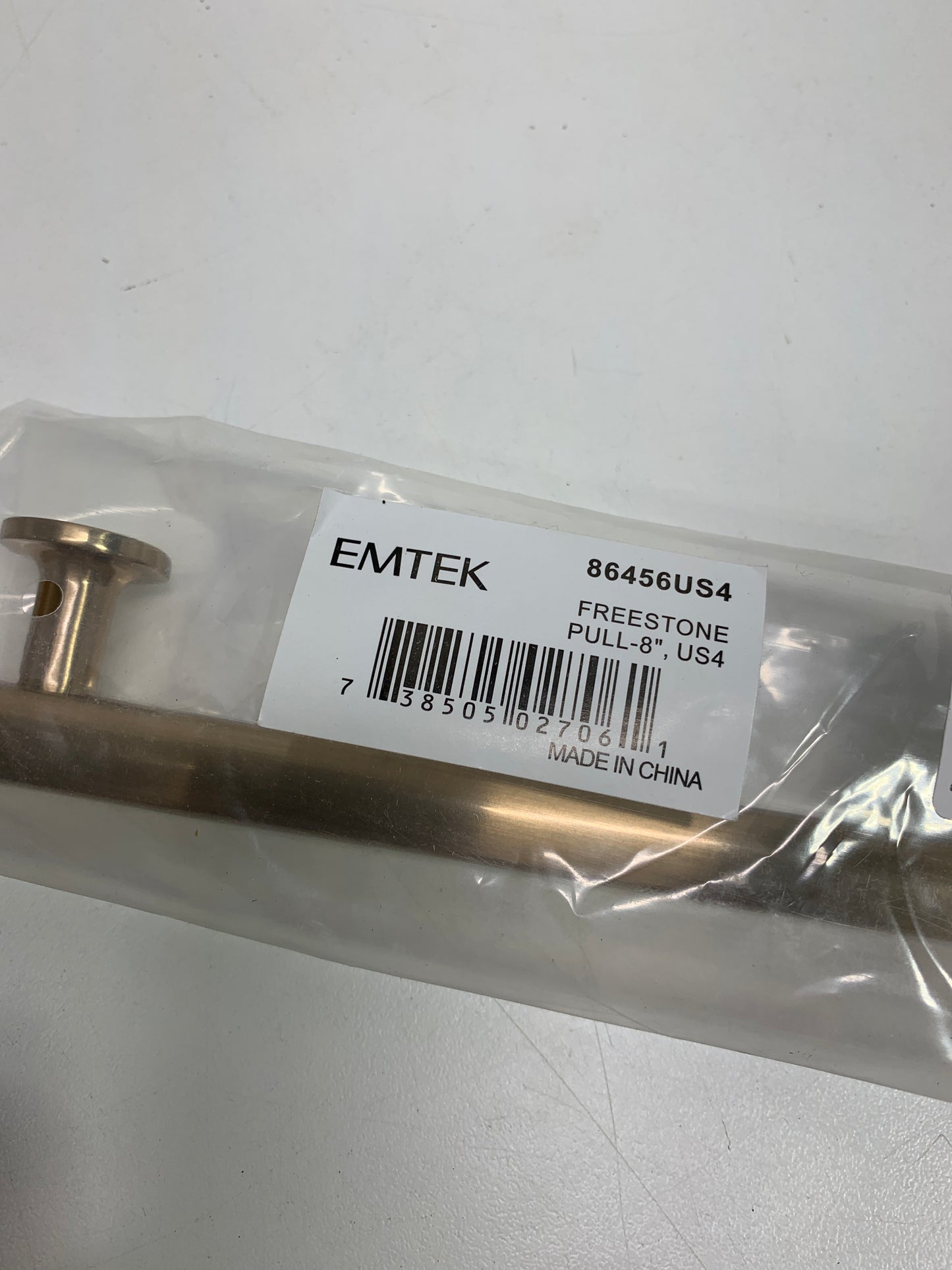 Emtek 86456US4 Emtek 86456 Freestone 8 Inch Center to Center Bar Cabinet Pull from The Urban Modern Collection