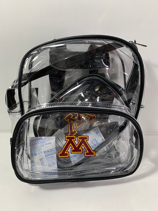 Logo brands Minnesota Gophers Clear Bag Stadium Set 2 Pack 2024